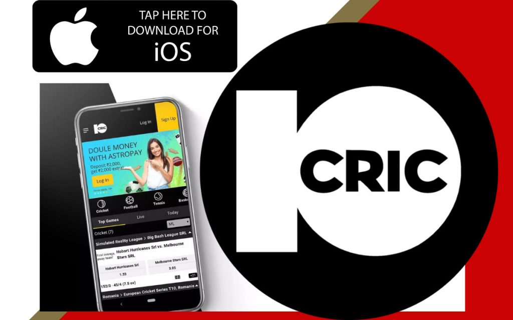 10cric app download in your IOS mobile versions