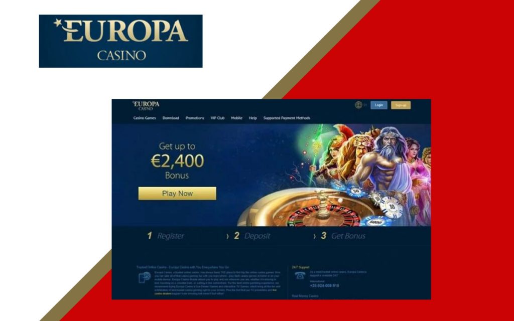 Another best and most reputed online casino in India is Europa Casino