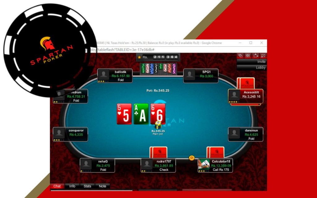 Spartan poker is a very popular online poker